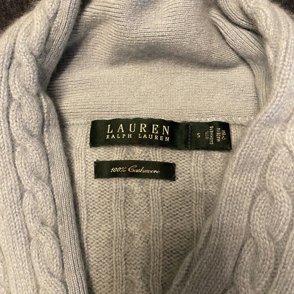 Ralph Lauren Light Blue Cashmere Sweater